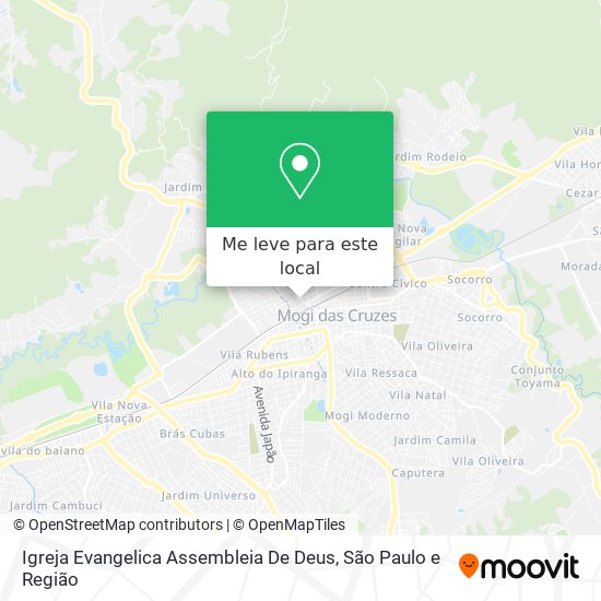 Igreja Evangelica Assembleia De Deus mapa