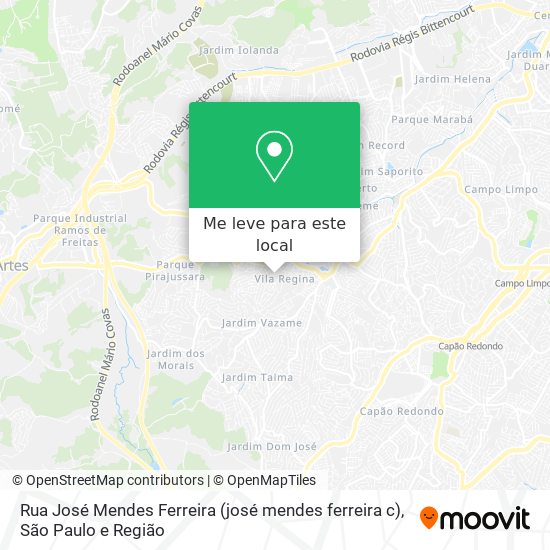 Rua José Mendes Ferreira (josé mendes ferreira c) mapa