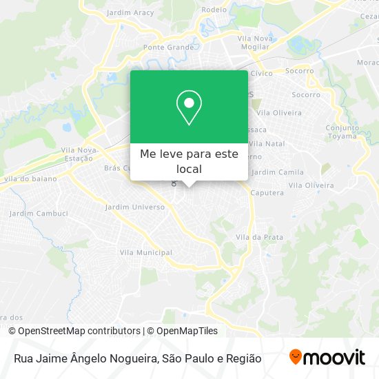 Rua Jaime Ângelo Nogueira mapa
