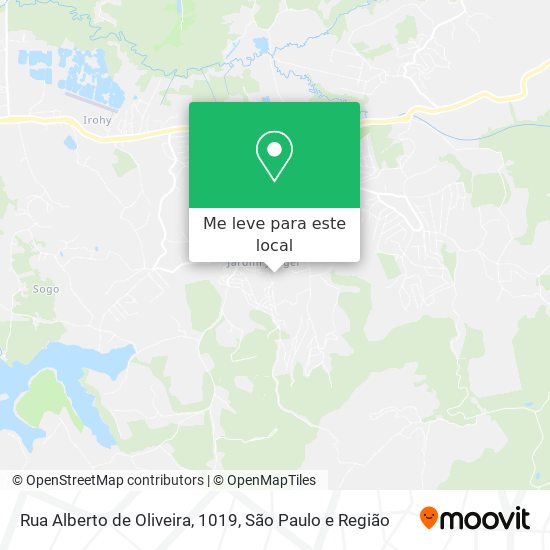 Rua Alberto de Oliveira, 1019 mapa