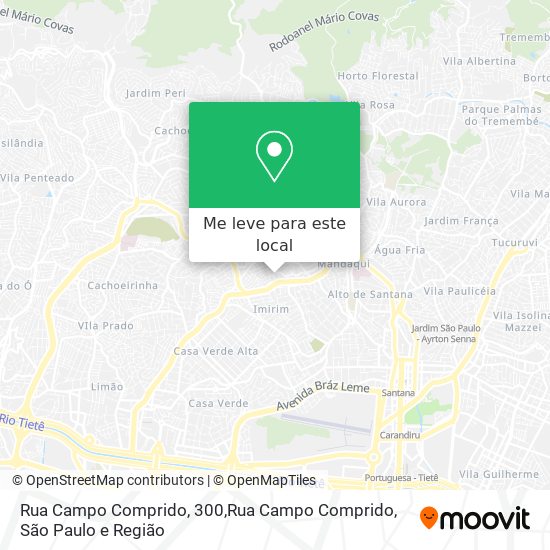 Rua Campo Comprido, 300,Rua Campo Comprido mapa