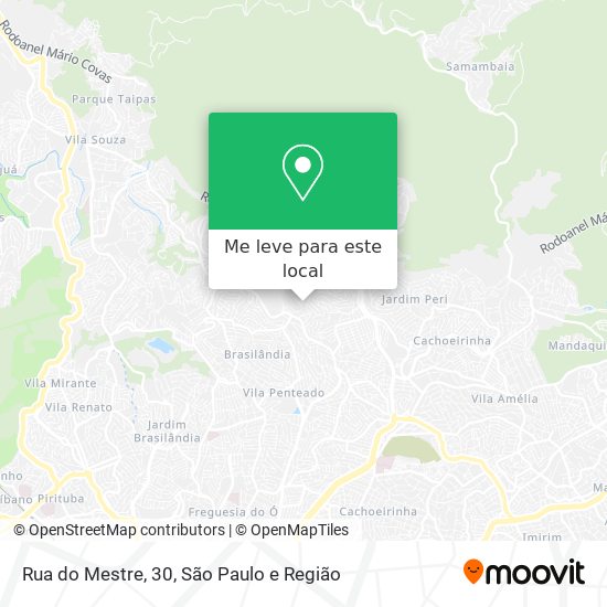 Rua do Mestre, 30 mapa