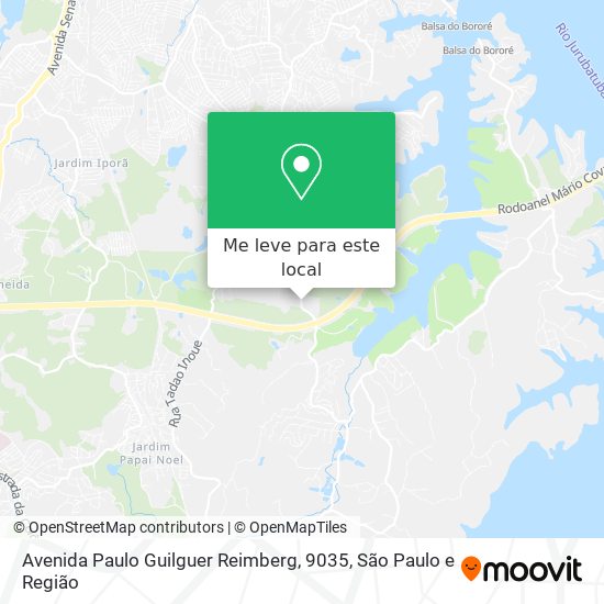 Avenida Paulo Guilguer Reimberg, 9035 mapa