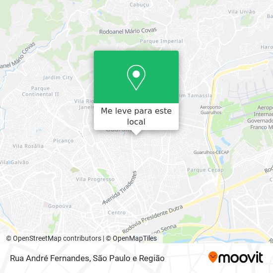 Rua André Fernandes mapa