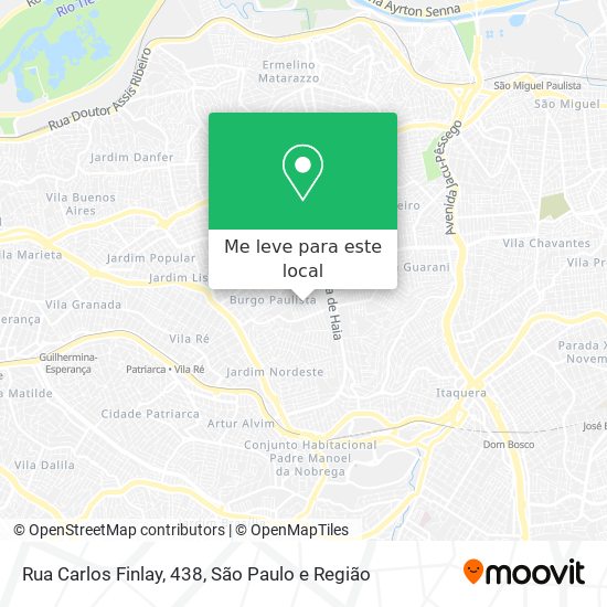 Rua Carlos Finlay, 438 mapa