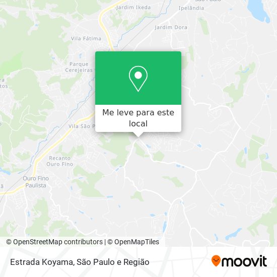 Estrada Koyama mapa