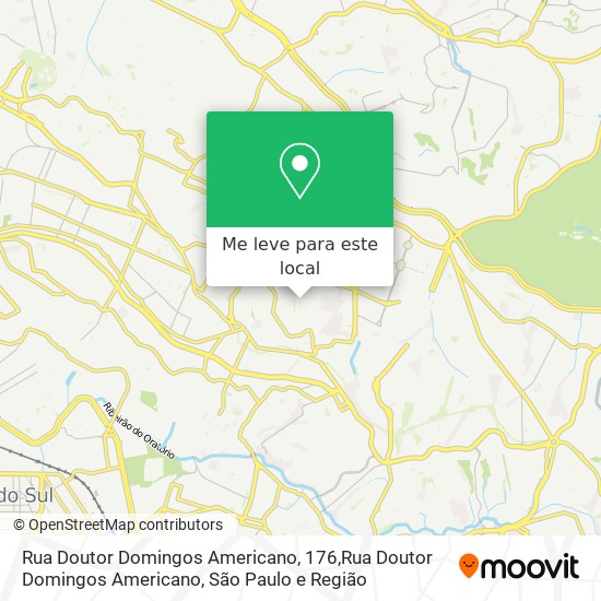 Rua Doutor Domingos Americano, 176,Rua Doutor Domingos Americano mapa