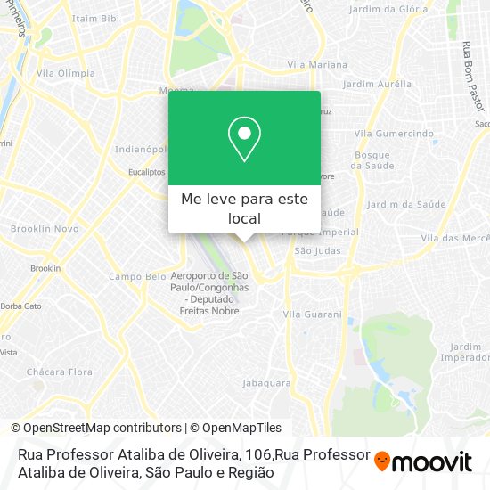 Rua Professor Ataliba de Oliveira, 106,Rua Professor Ataliba de Oliveira mapa