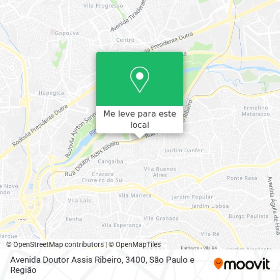 Avenida Doutor Assis Ribeiro, 3400 mapa