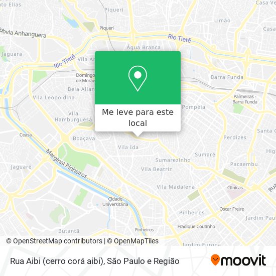 Rua Aibi (cerro corá aibi) mapa
