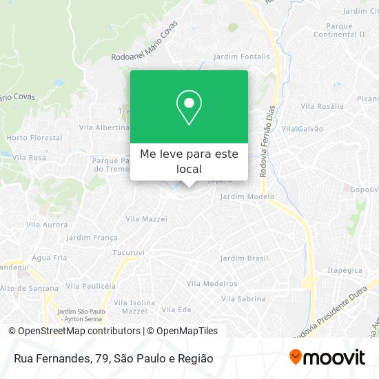 Rua Fernandes, 79 mapa