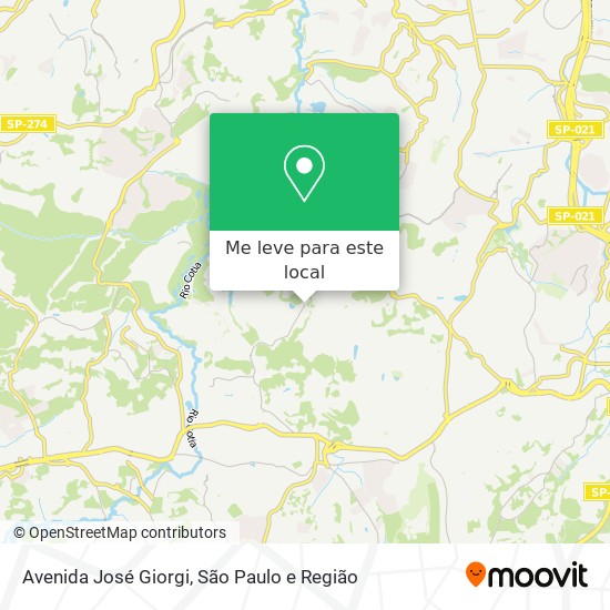 Avenida José Giorgi mapa