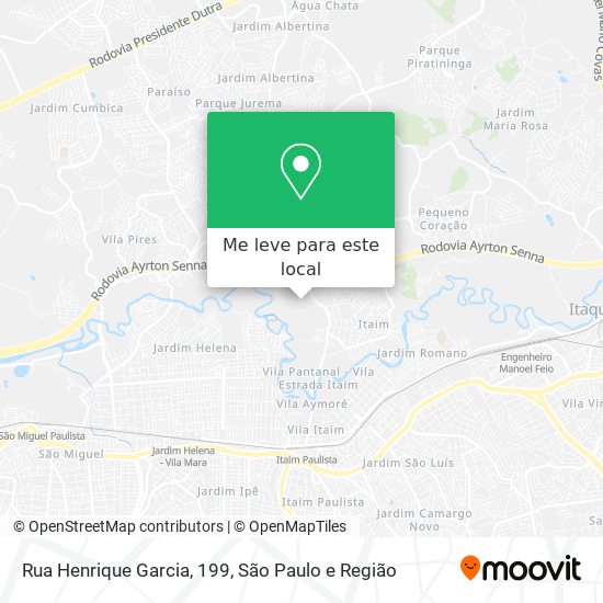 Rua Henrique Garcia, 199 mapa