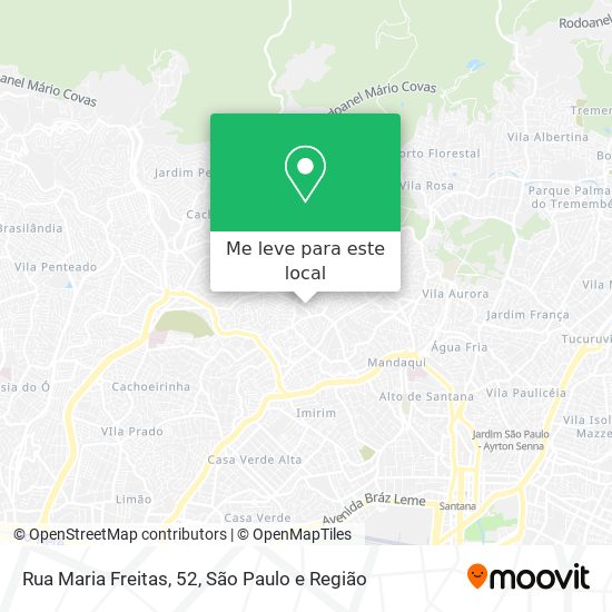 Rua Maria Freitas, 52 mapa