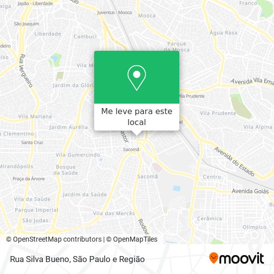 Rua Silva Bueno mapa