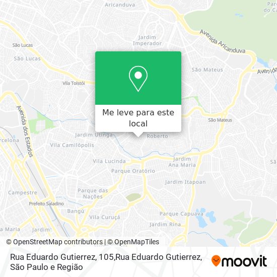 Rua Eduardo Gutierrez, 105,Rua Eduardo Gutierrez mapa