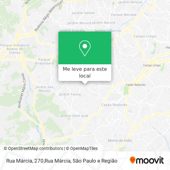 Rua Márcia, 270,Rua Márcia mapa