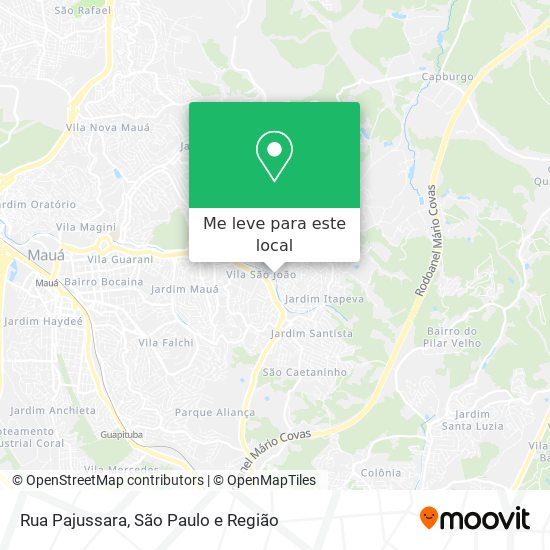 Rua Pajussara mapa