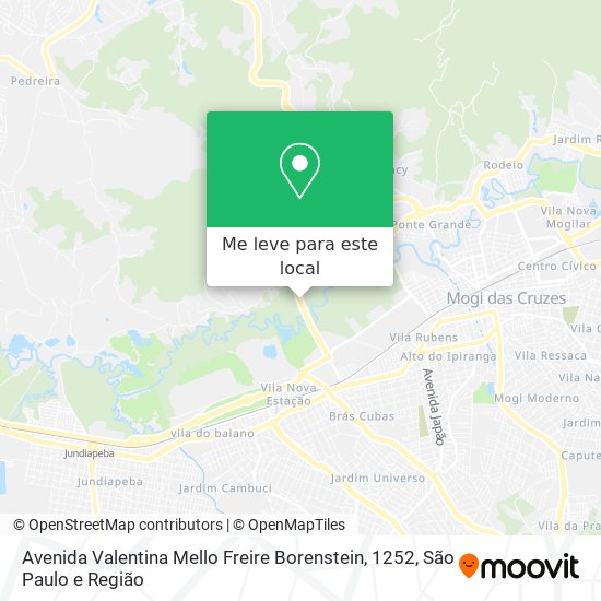 Avenida Valentina Mello Freire Borenstein, 1252 mapa