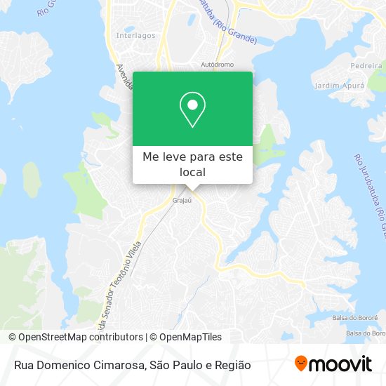 Rua Domenico Cimarosa mapa