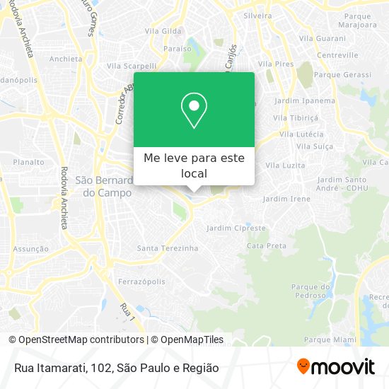 Rua Itamarati, 102 mapa