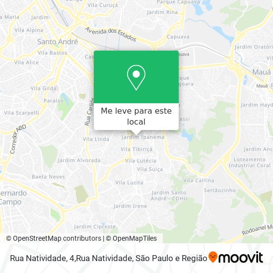 Rua Natividade, 4,Rua Natividade mapa