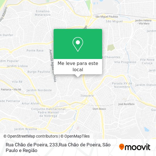 Rua Chão de Poeira, 233,Rua Chão de Poeira mapa