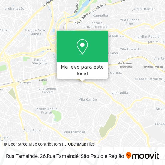 Rua Tamaindé, 26,Rua Tamaindé mapa