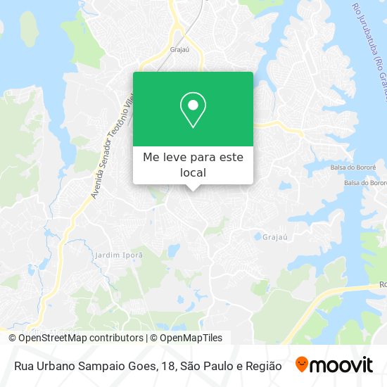 Rua Urbano Sampaio Goes, 18 mapa