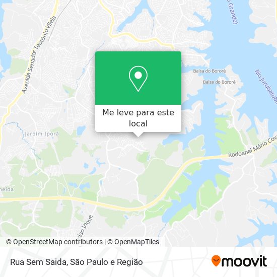 Rua Sem Saida mapa