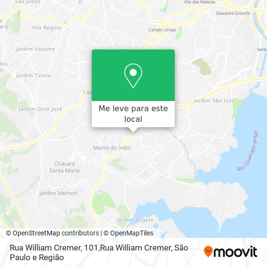 Rua William Cremer, 101,Rua William Cremer mapa
