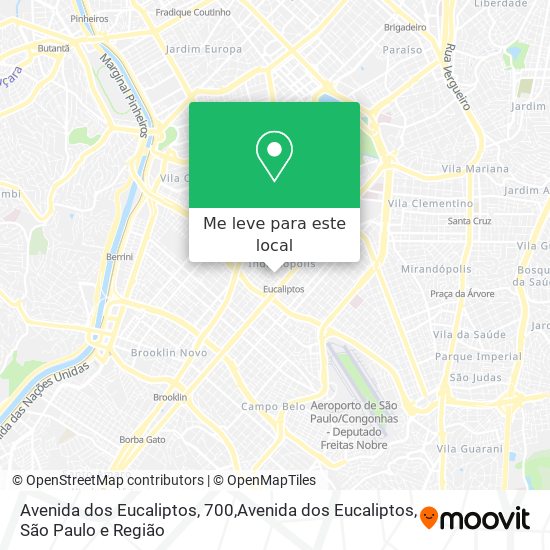 Avenida dos Eucaliptos, 700,Avenida dos Eucaliptos mapa