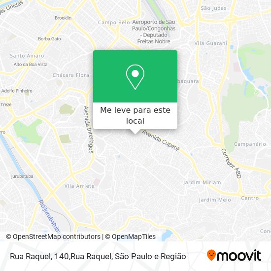 Rua Raquel, 140,Rua Raquel mapa