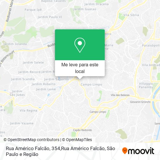 Rua Américo Falcão, 354,Rua Américo Falcão mapa