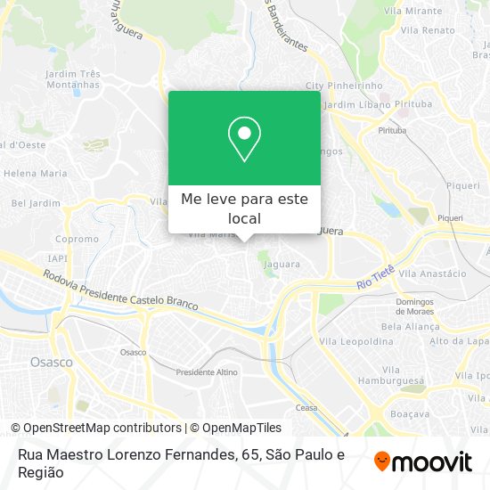 Rua Maestro Lorenzo Fernandes, 65 mapa