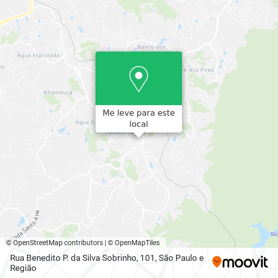 Rua Benedito P. da Silva Sobrinho, 101 mapa