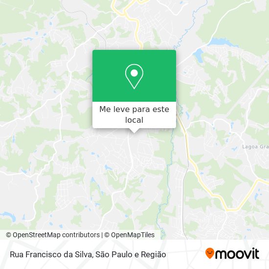 Rua Francisco da Silva mapa