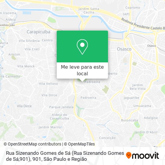 Rua Sizenando Gomes de Sá (Rua Sizenando Gomes de Sá,901), 901 mapa