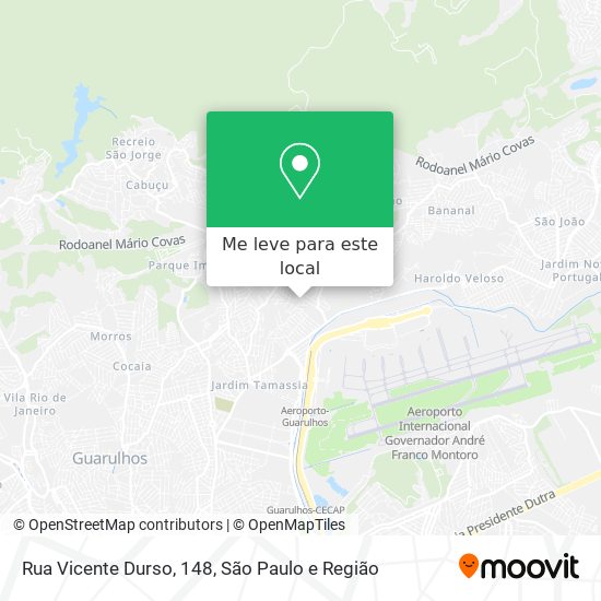 Rua Vicente Durso, 148 mapa