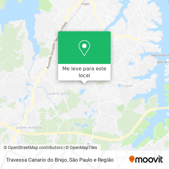 Travessa Canario do Brejo mapa