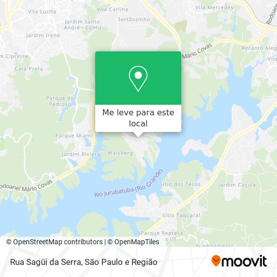 Rua Sagüi da Serra mapa