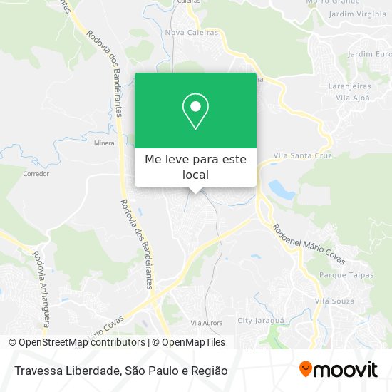 Travessa Liberdade mapa