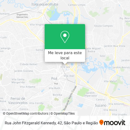 Rua John Fitzgerald Kennedy, 42 mapa