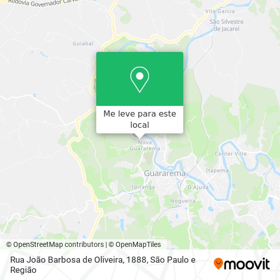 Rua João Barbosa de Oliveira, 1888 mapa