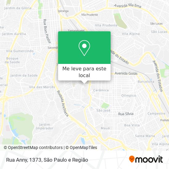 Rua Anny, 1373 mapa
