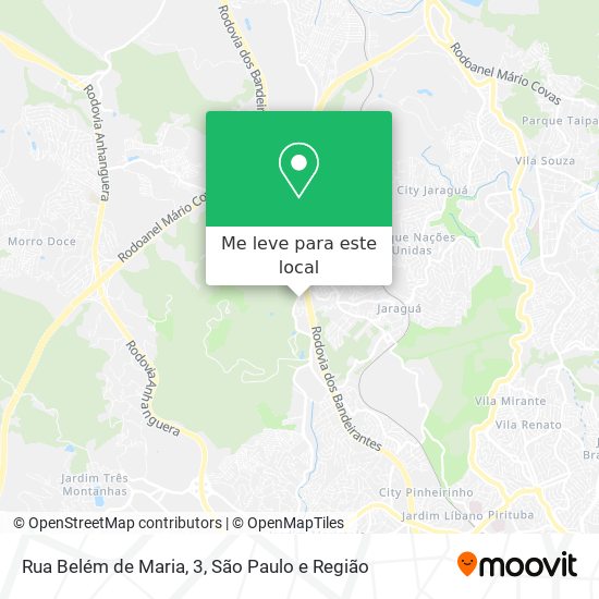 Rua Belém de Maria, 3 mapa