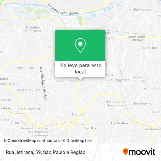 Rua Jetirana, 59 mapa
