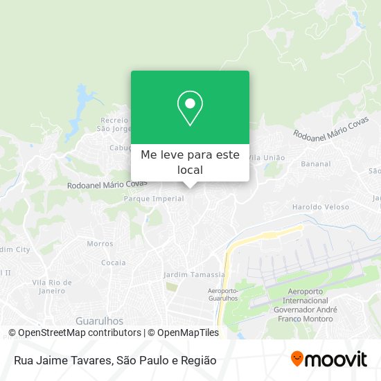 Rua Jaime Tavares mapa