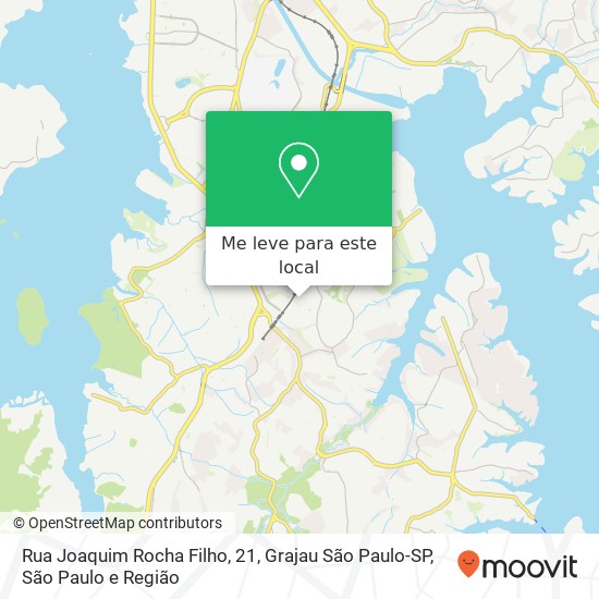 Rua Joaquim Rocha Filho, 21, Grajau São Paulo-SP mapa