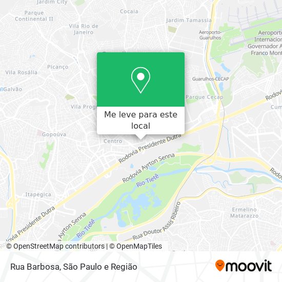 Rua Barbosa mapa